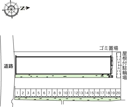 ★手数料０円★揖保郡太子町東南　月極駐車場（LP）